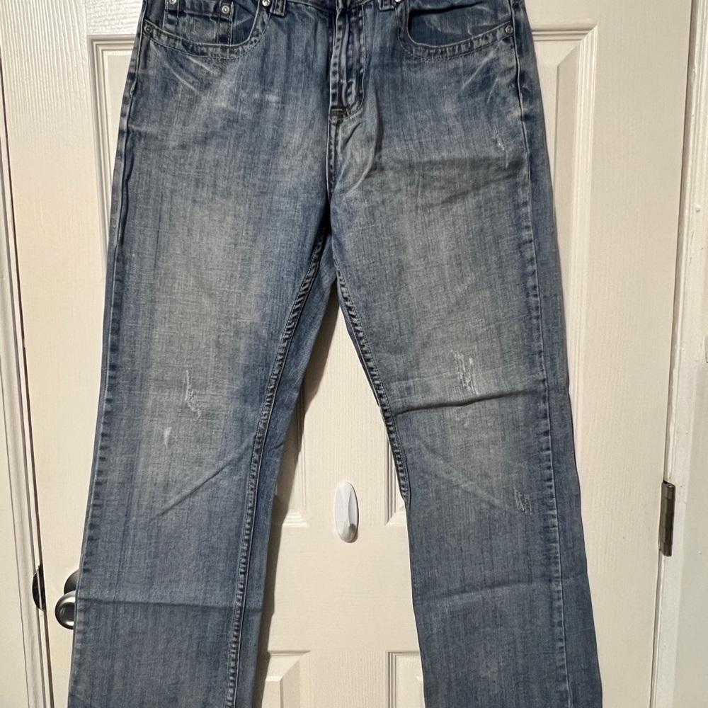 Red Camel Men's Relaxed Fit Blue Jeans